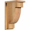 Ekena Millwork Alpine Rough Sawn Corbel w/Backplate, Western Red Cedar, 8"W x 12"D x 20"H COR08X12X20ALP01RWR - alternate 1